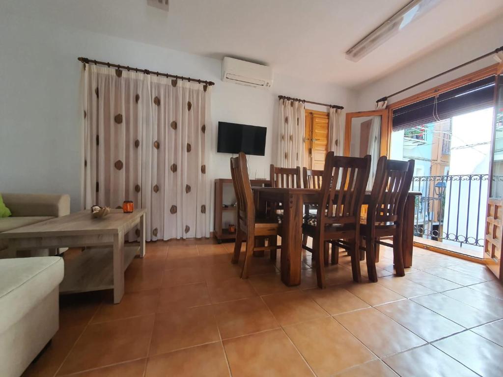 TV a/nebo společenská místnost v ubytování Apartamento San Agustín Playa