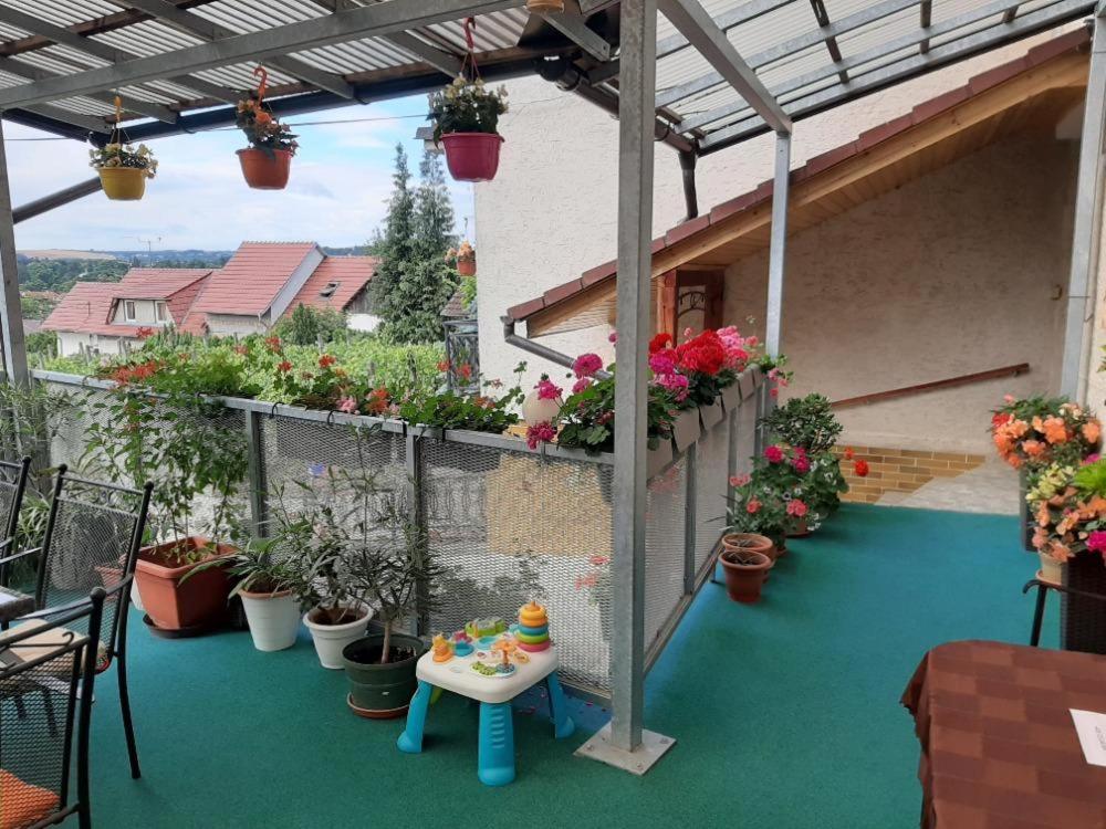 Balkón nebo terasa v ubytování Apartmán LUKA