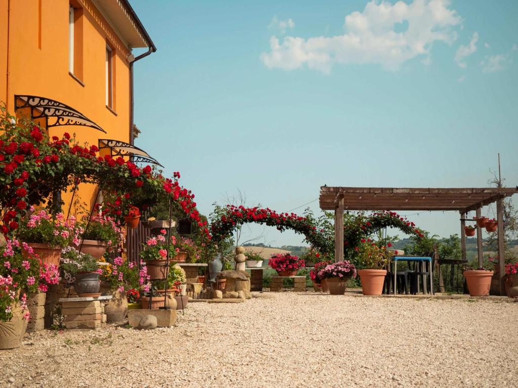 Vonkajšia záhrada v ubytovaní B&B Aesis La Dolce Collina