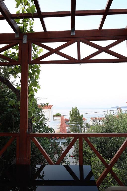 Balkón nebo terasa v ubytování Molon Lave