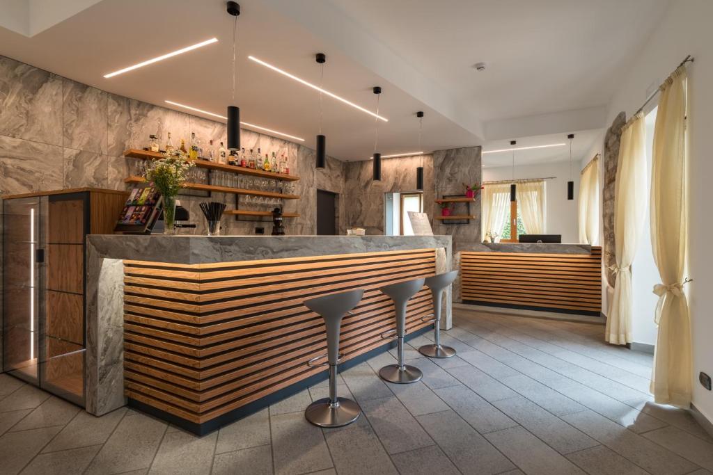 Kuchyň nebo kuchyňský kout v ubytování Residence Al Frantoio