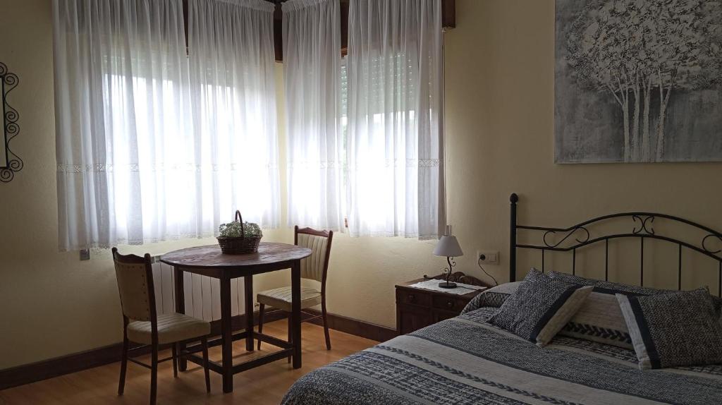 Łóżko lub łóżka w pokoju w obiekcie Casa a Trepa