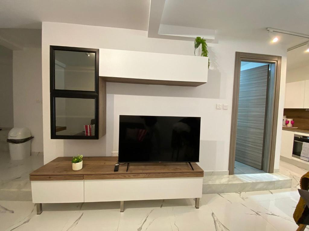 TV a/nebo společenská místnost v ubytování R1 Cosy Double Room in Msida Flat