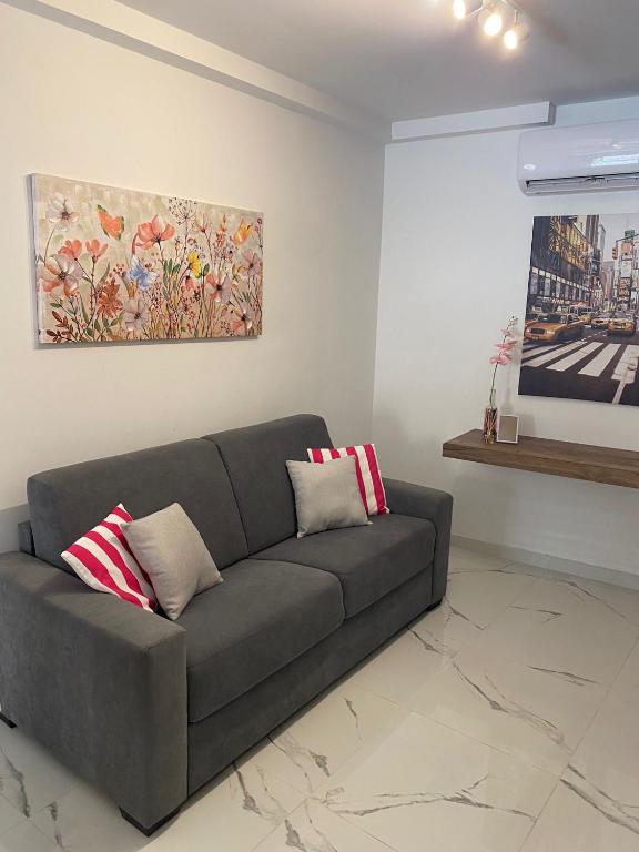 Posezení v ubytování R1 Cosy Double Room in Msida Flat