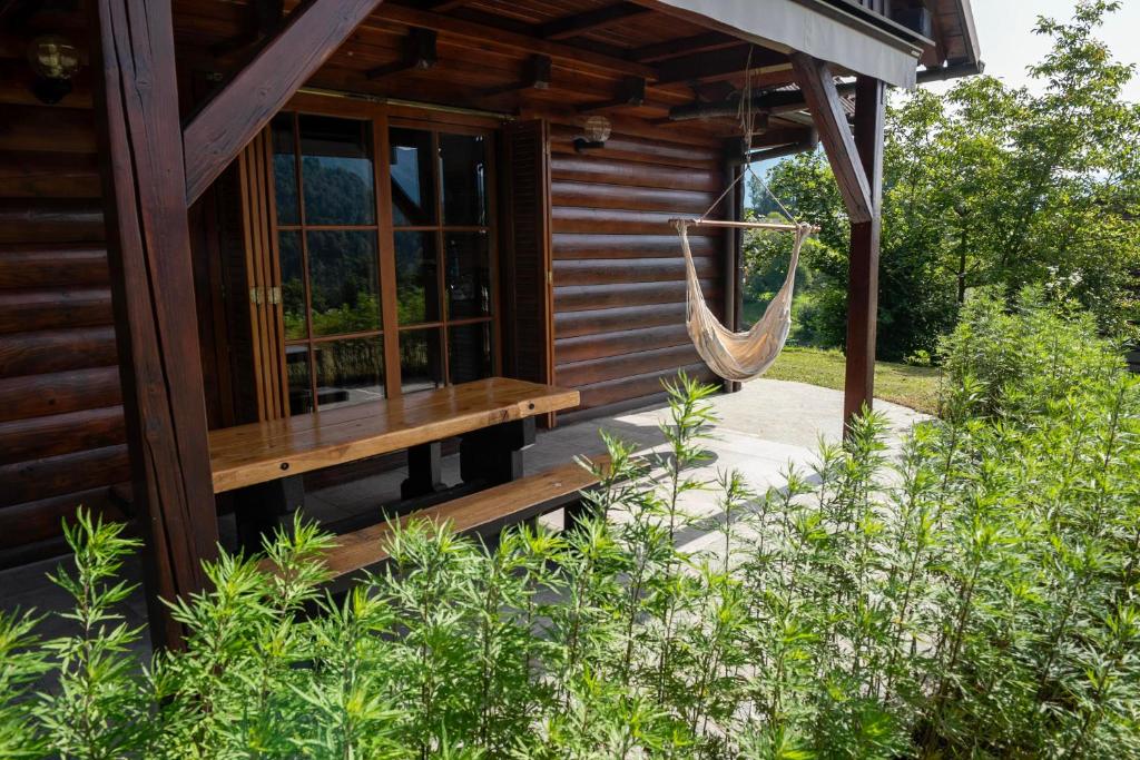 Zahrada ubytování Hillside Cottage
