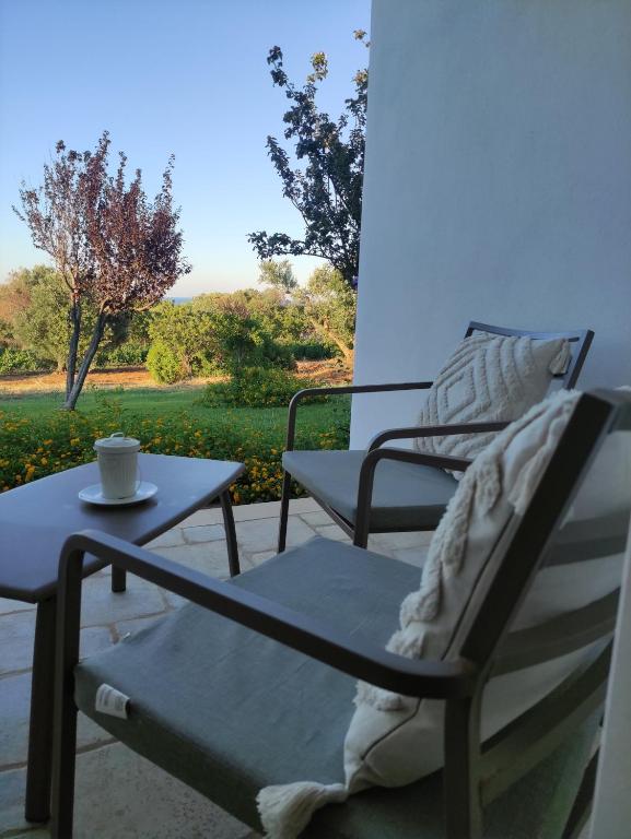 Posezení v ubytování B&B La Vigna