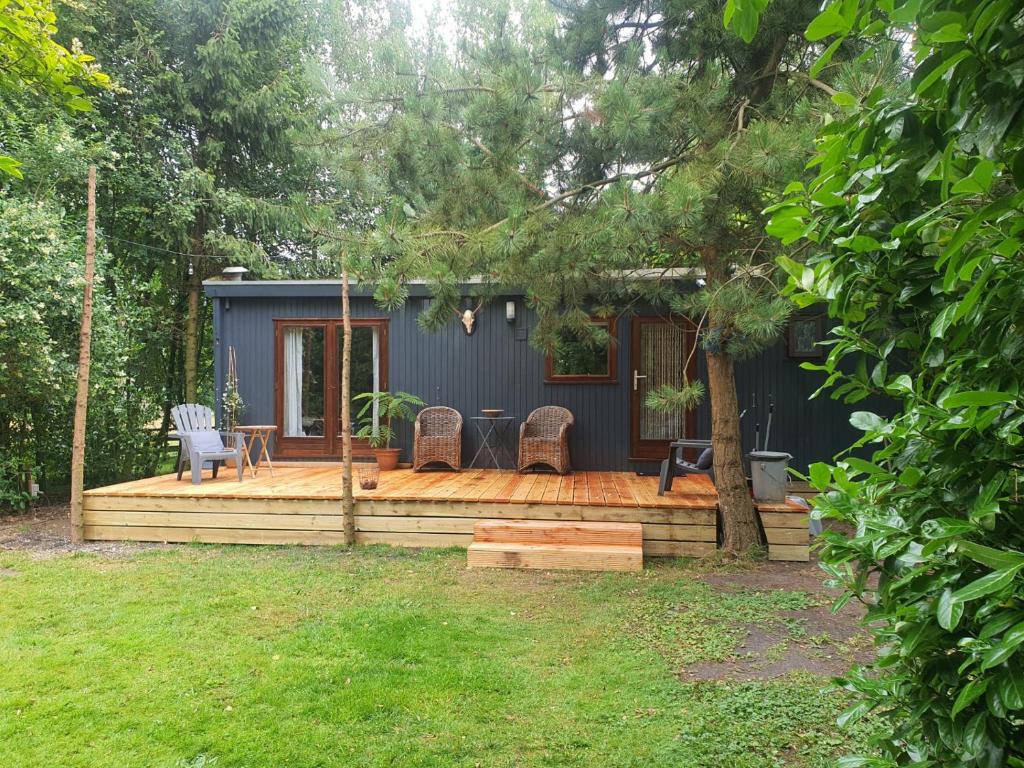 Zahrada ubytování Chalet het Gewei