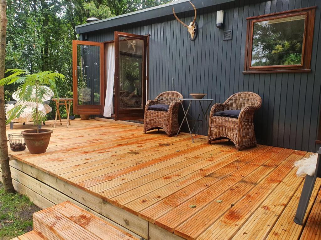 Zahrada ubytování Chalet het Gewei