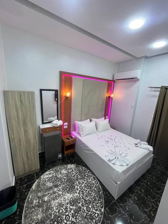 Postel nebo postele na pokoji v ubytování Future Hostel
