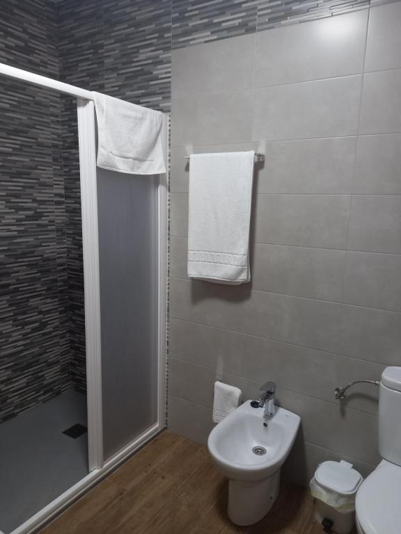 Koupelna v ubytování Casa Isabel