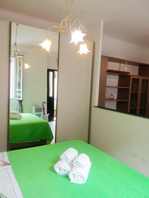 Postel nebo postele na pokoji v ubytování Casa Luigi