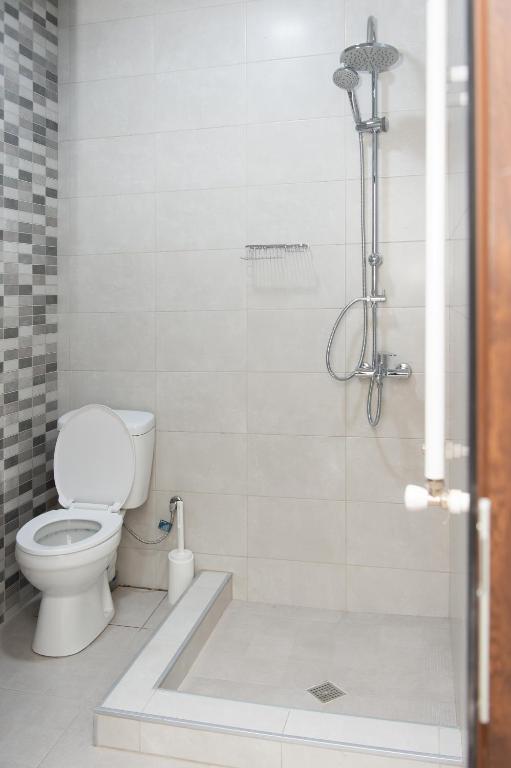 Koupelna v ubytování Hotel Veranda