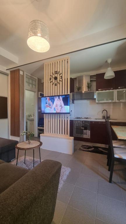 Kuchyň nebo kuchyňský kout v ubytování Tuana