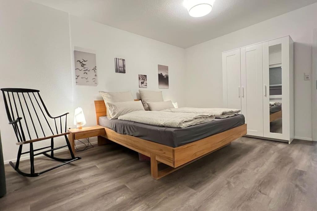 Ένα ή περισσότερα κρεβάτια σε δωμάτιο στο Apartment 13 - 3 Schlafzimmer - modern und komfortabel