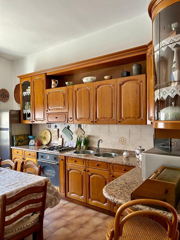 Kuchyň nebo kuchyňský kout v ubytování Casa Euphorbia