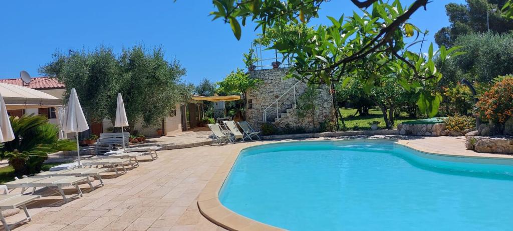 Bazén v ubytování B&B Rosa podere 28 nebo v jeho okolí