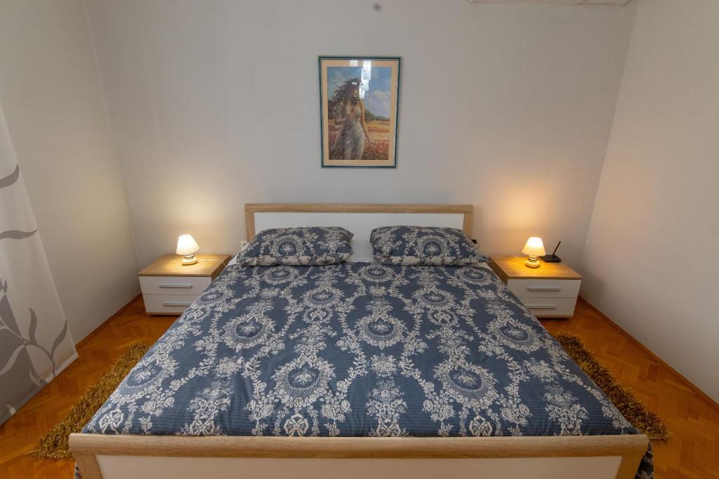 Postel nebo postele na pokoji v ubytování House Marija