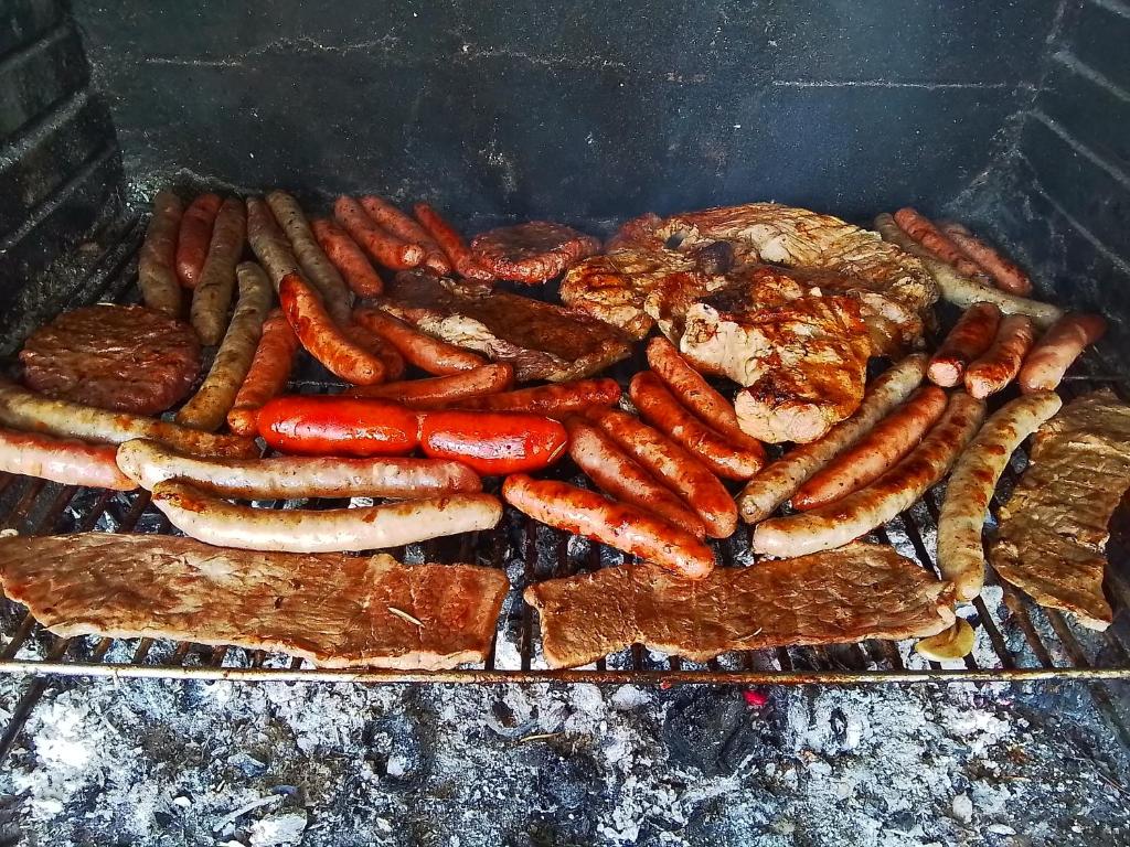 Gril pre hostí vo vile