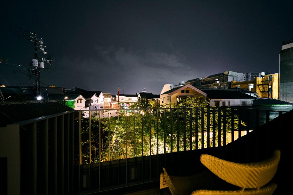 Balkón nebo terasa v ubytování HIYASAI -LOGIN Kurashiki-
