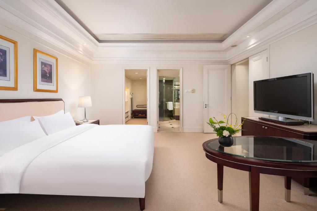 TV a/nebo společenská místnost v ubytování Parklane Hotel Changan