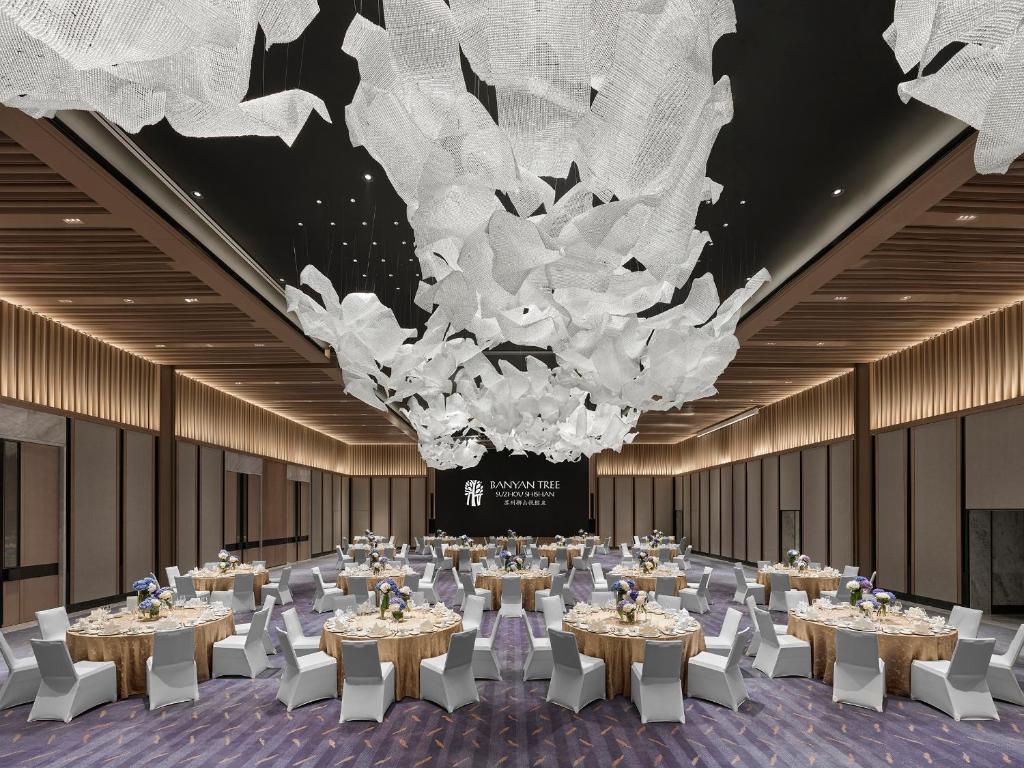 Restaurace v ubytování Banyan Tree Suzhou Shishan
