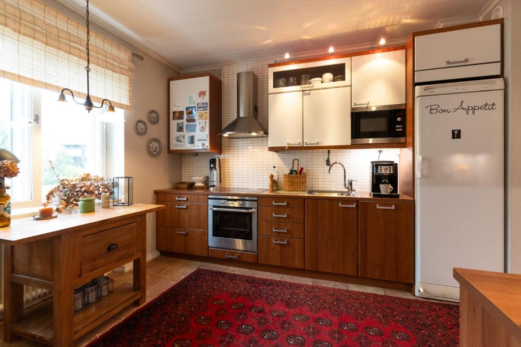 Kuchyň nebo kuchyňský kout v ubytování Vasko Luxurious suites, Ailo