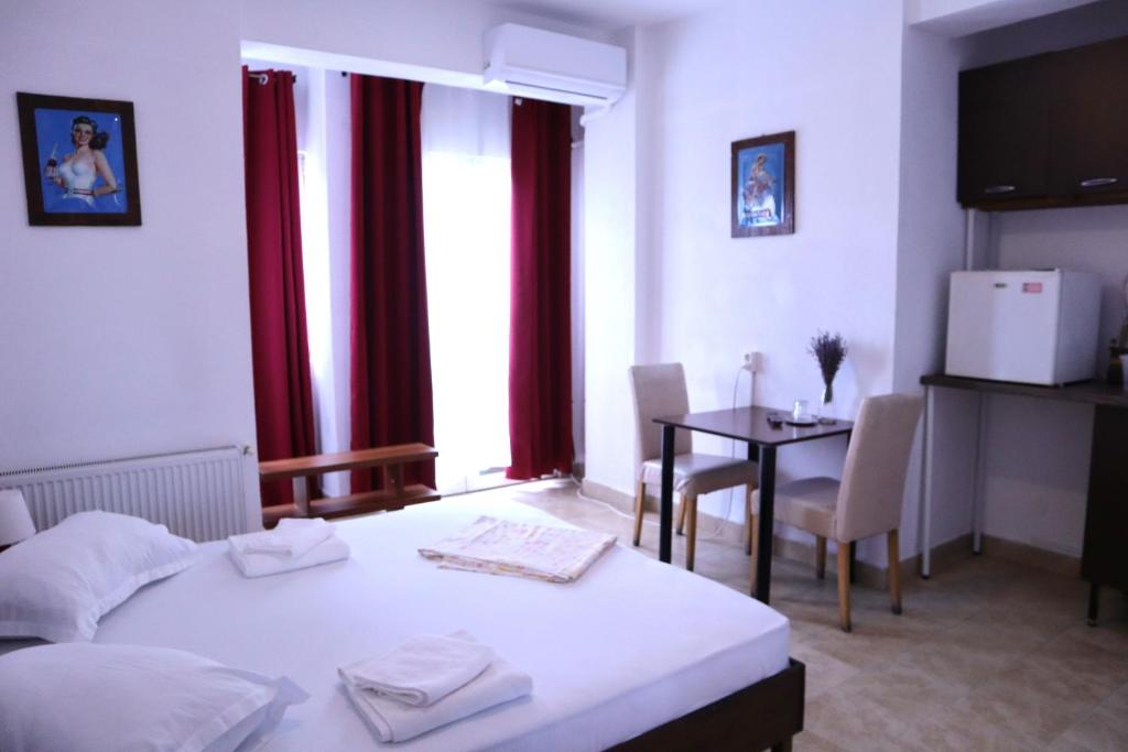 Postel nebo postele na pokoji v ubytování Taxi Hostel