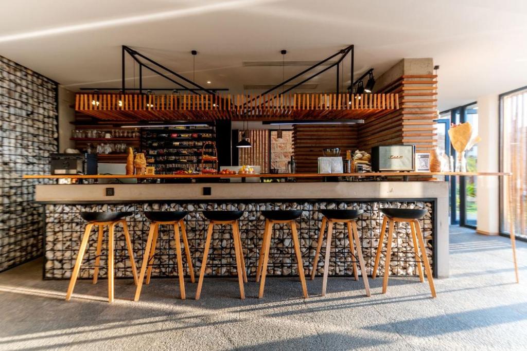 Lounge nebo bar v ubytování 慢境Slow Land半山海景花园酒店