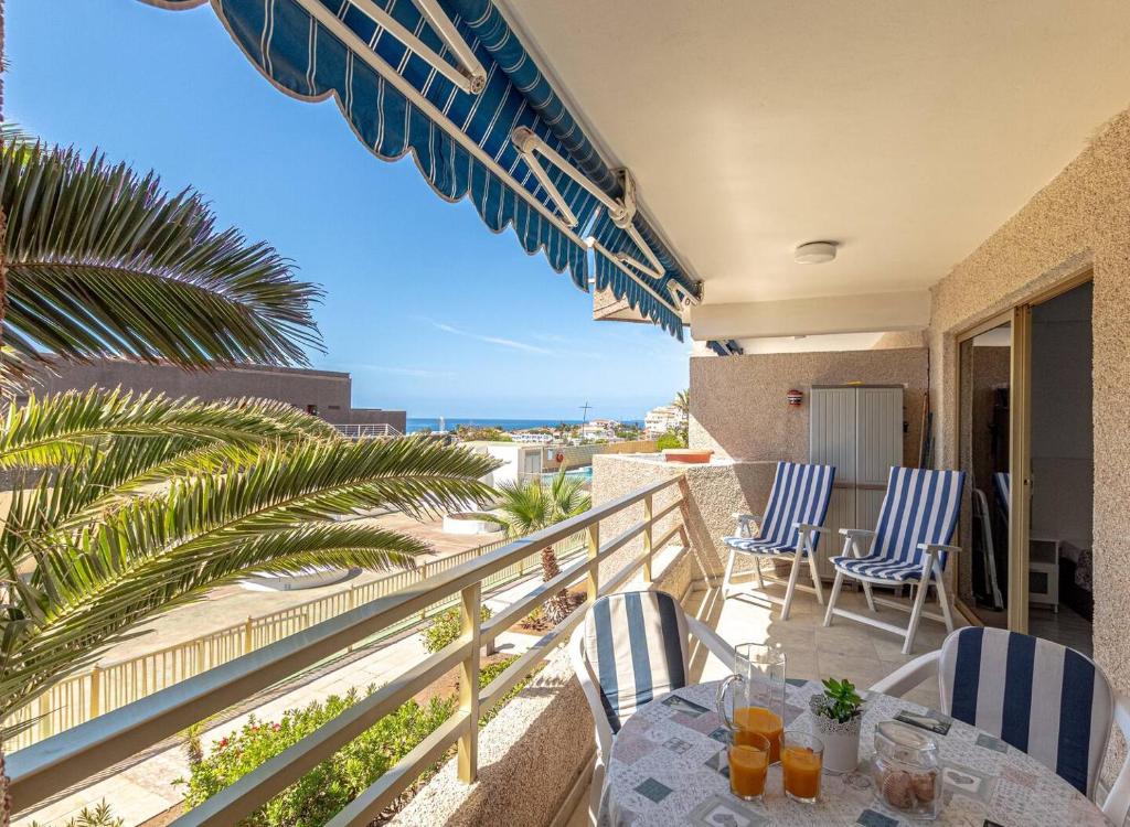 Balkón alebo terasa v ubytovaní Atlantic Pearl Apt By Dream Homes Tenerife