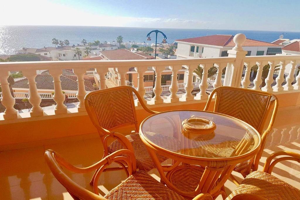 A balcony or terrace at Amazing View Apt By Dream Homes Tenerife