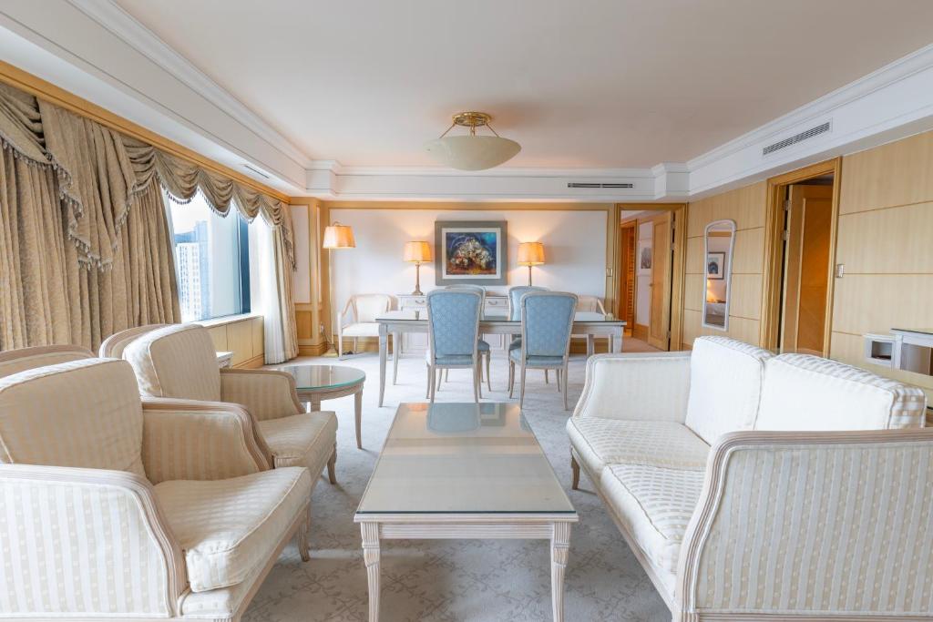 Posezení v ubytování Lotte Hotel Busan