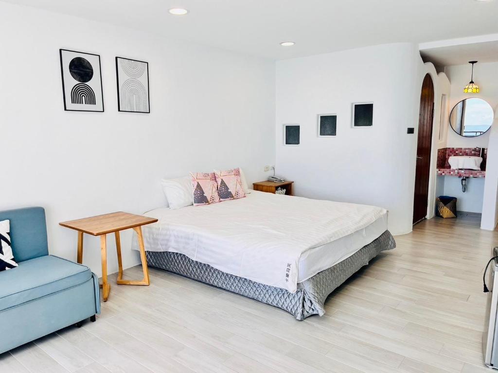 Postel nebo postele na pokoji v ubytování Rockhand Homestay