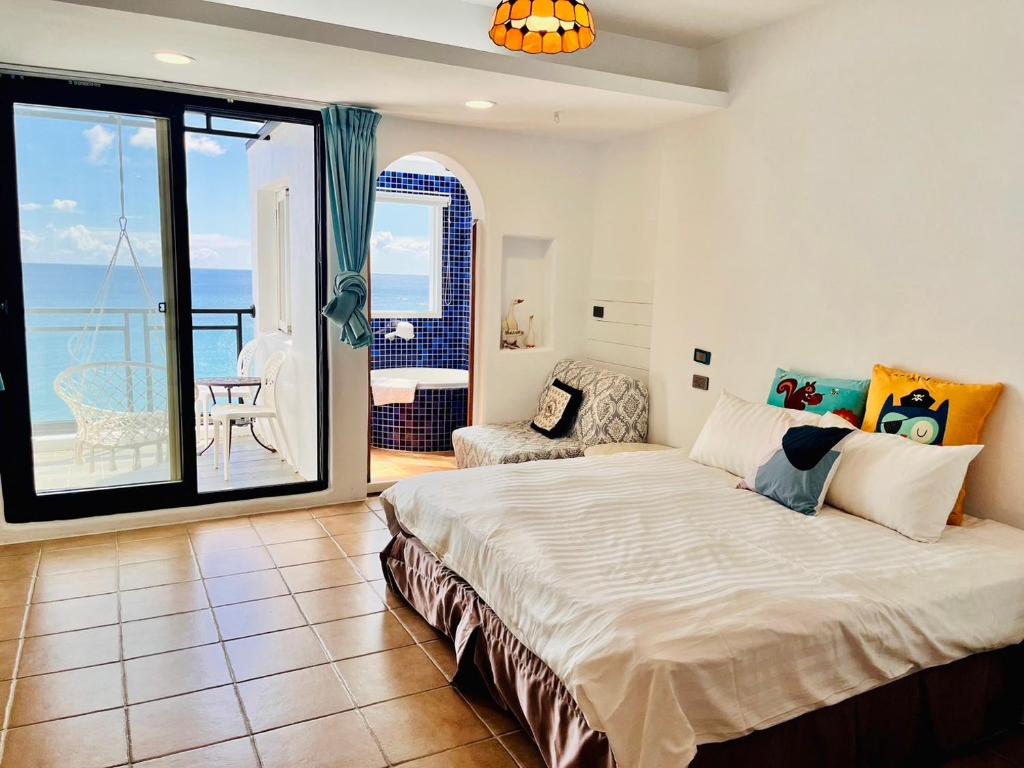 Postel nebo postele na pokoji v ubytování Rockhand Homestay