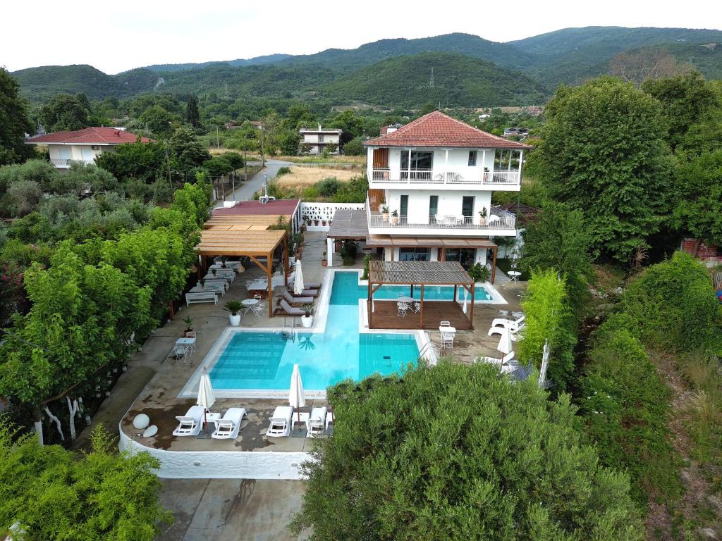 Bazén v ubytování Agorastos Luxury Living nebo v jeho okolí