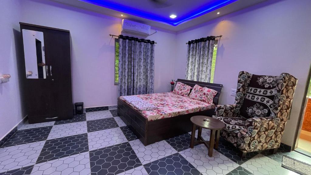 Predel za sedenje v nastanitvi MTDC Vishwas Homestay, Kotawde, Ratnagiri