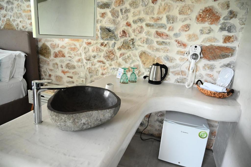 Kuchyň nebo kuchyňský kout v ubytování Agorastos Luxury Living