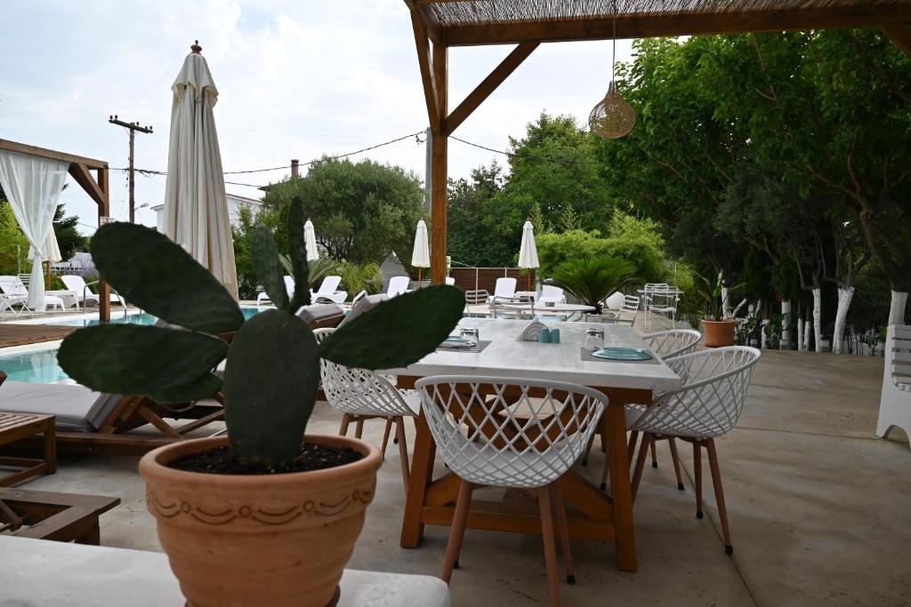 Bazén v ubytování Agorastos Luxury Living nebo v jeho okolí