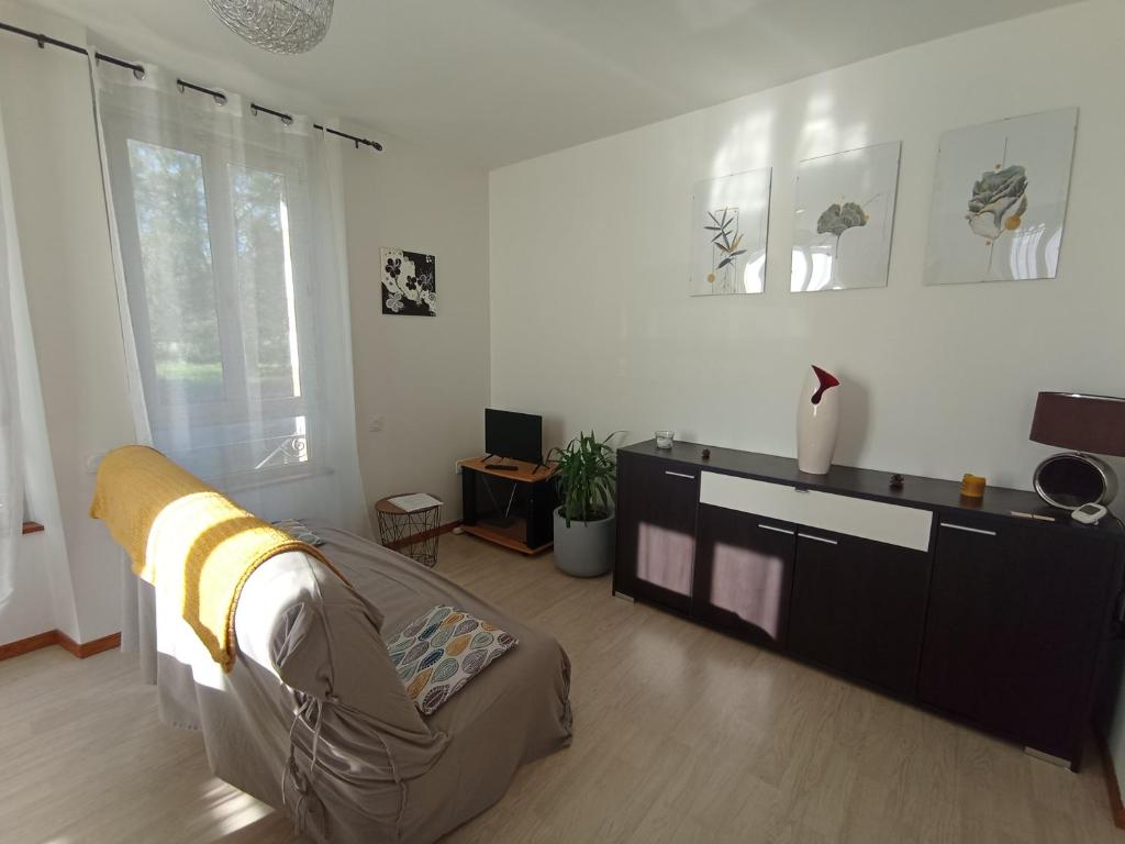 Posezení v ubytování Spacieux appartement calme