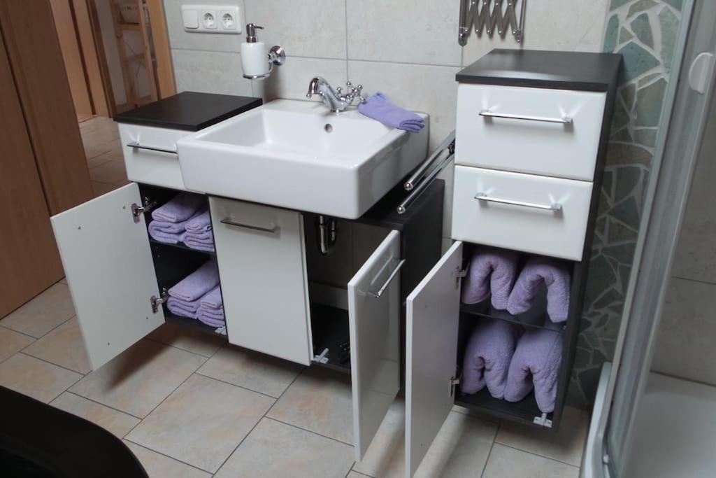 Kuchyň nebo kuchyňský kout v ubytování ThronVomChiemgau