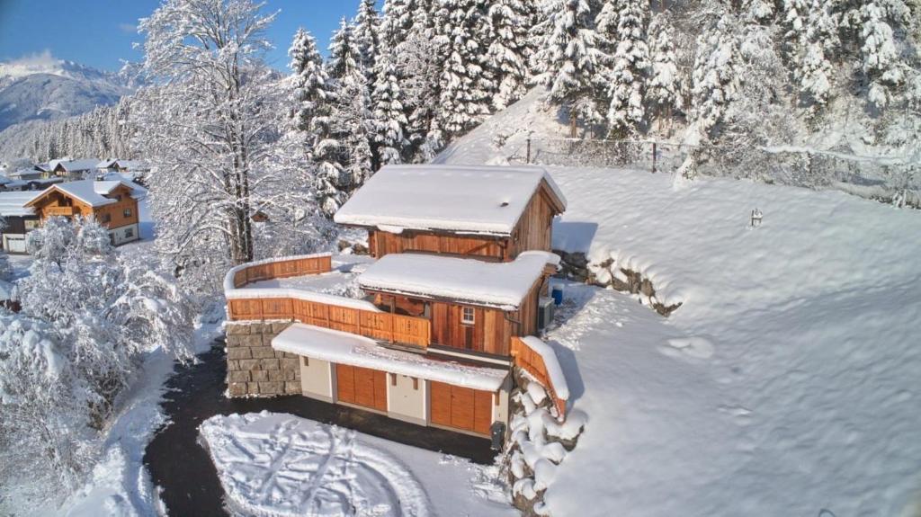 Chalet Haarberg v zimě