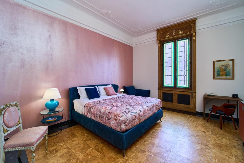 Postel nebo postele na pokoji v ubytování Glam Time