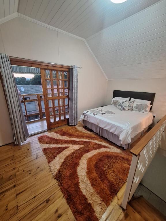 Ένα ή περισσότερα κρεβάτια σε δωμάτιο στο Cosy Cabins