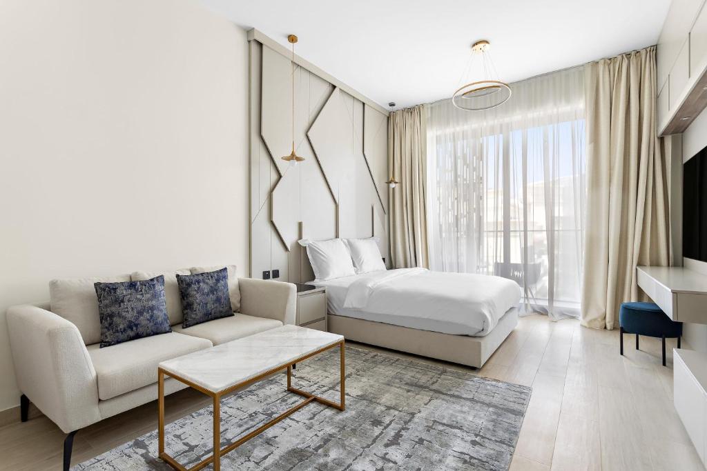 Gallery image ng Charming studio in Arjan with pool and game room sa Dubai