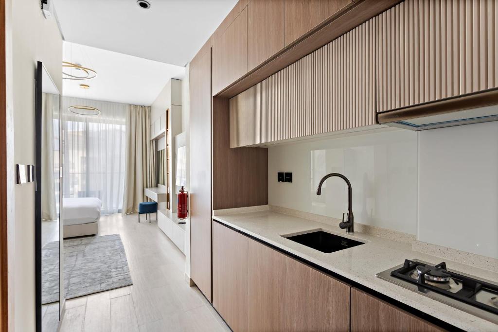 Gallery image ng Charming studio in Arjan with pool and game room sa Dubai