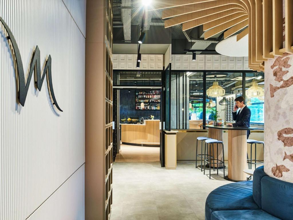 Vstupní hala nebo recepce v ubytování Mercure Paris Nanterre