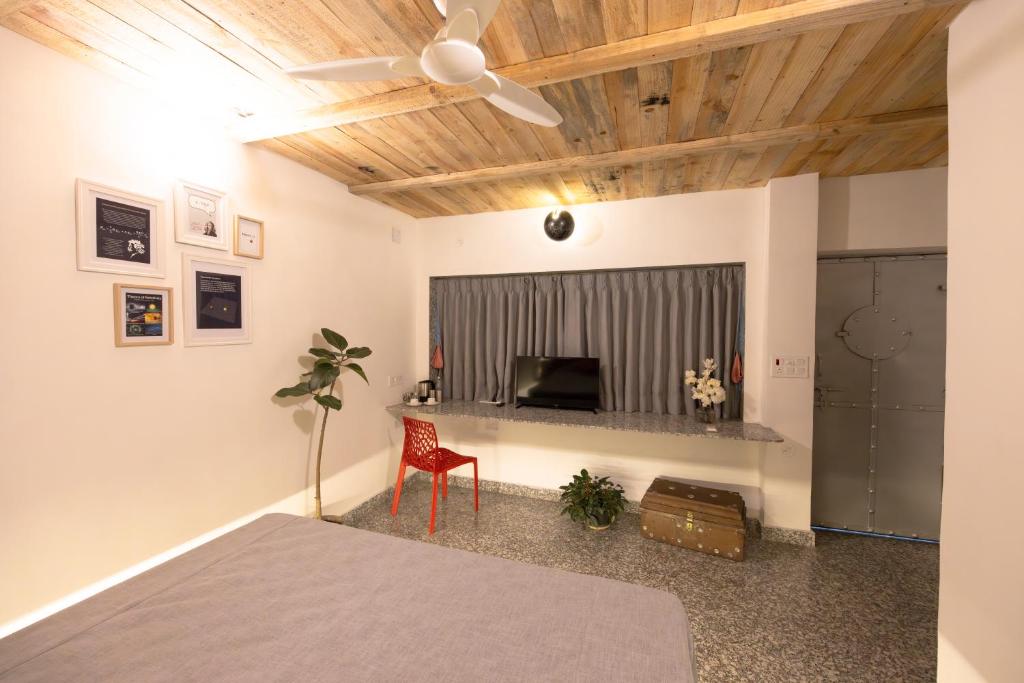 TV a/nebo společenská místnost v ubytování Fun Factory