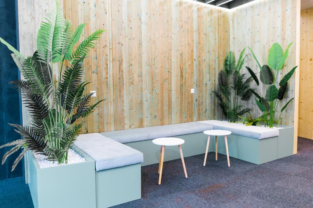 Posezení v ubytování Futurotel Sevilla