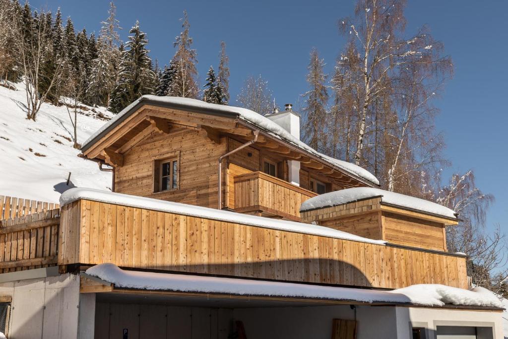 Troadkasten Chalet Unterkoller v zimě