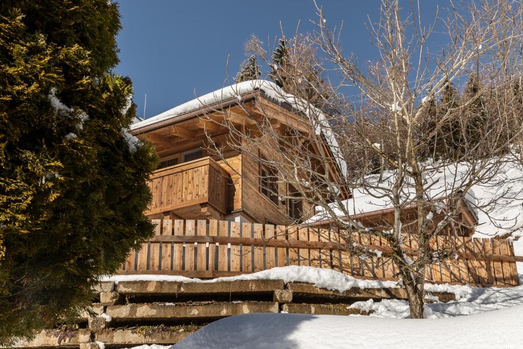 Troadkasten Chalet Unterkoller v zimě