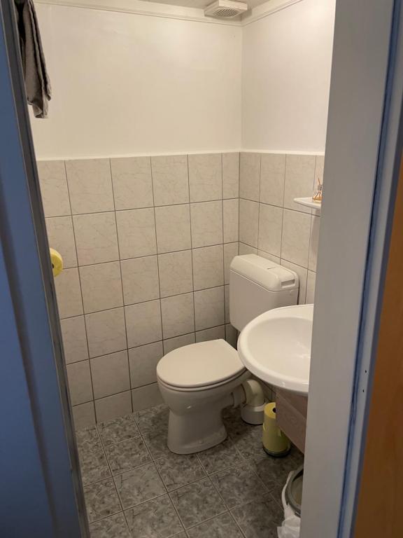 Koupelna v ubytování Molltaler Appartements en b&b